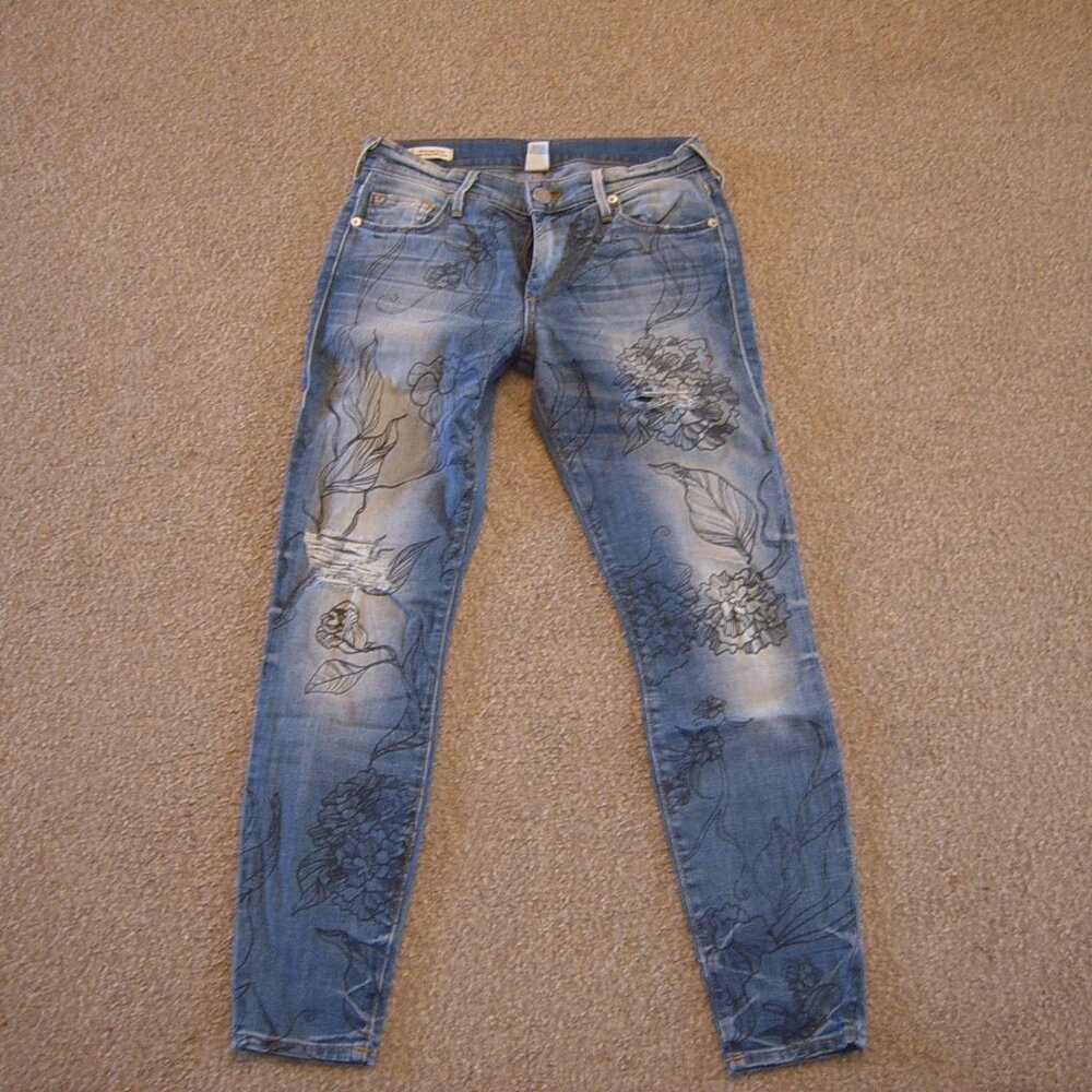 Like New Excellent Condition True Religion Women Jeans sz 26 Made in USA